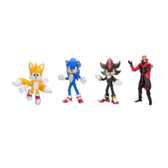 Sonic The Hedgehog 3 Movie Sonic figure for dynamic posing and display.