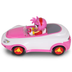 Sonic The Hedgehog Amy Rose TSR RC car packaging box with Sega license.