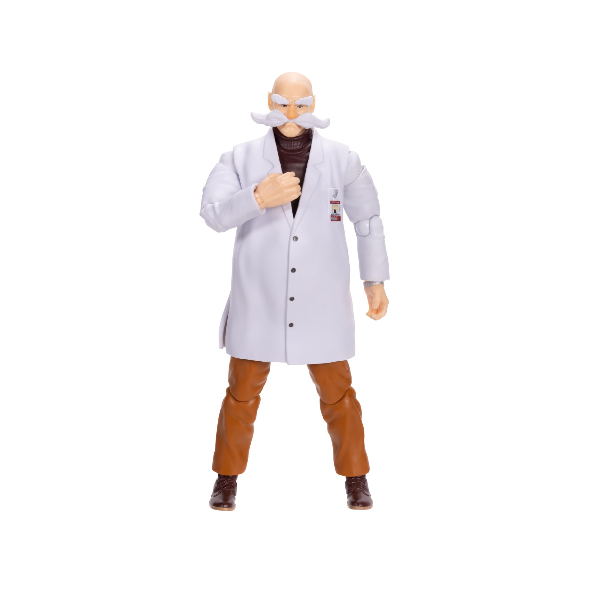 Sonic The Hedgehog Gerald Robotnik 5-inch figure front view for display.