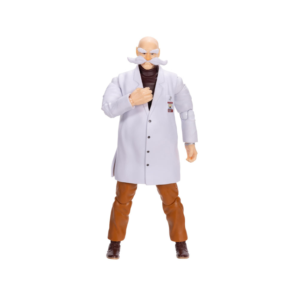 Sonic The Hedgehog Gerald Robotnik 5-inch figure front view for display.