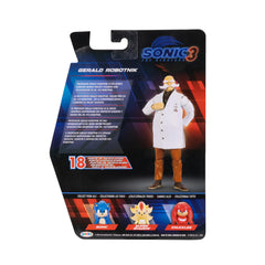 Sonic The Hedgehog Gerald Robotnik 5-inch figure movie-accurate look.