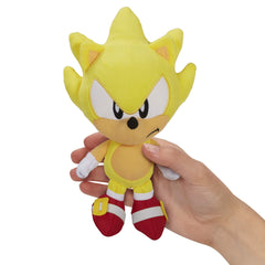 Sonic The Hedgehog Super Sonic 7-Inch plush packaging ready for shelf display