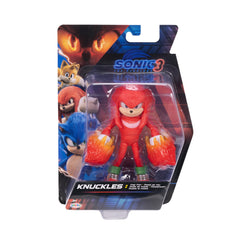 Sonic Knuckles Fire Fist figure articulation points diagram showcase.