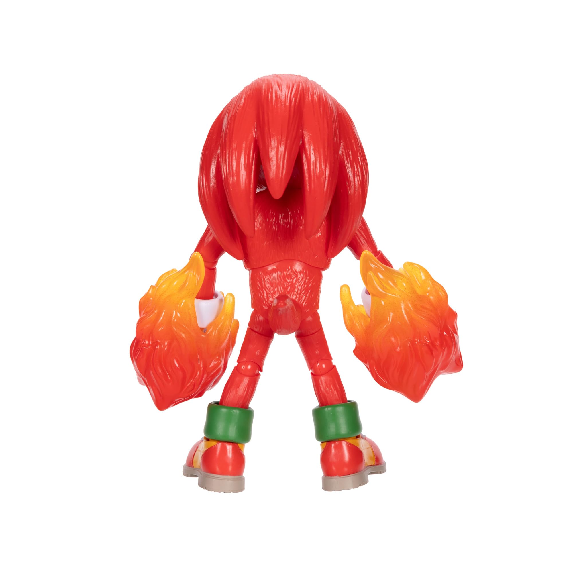 Sonic Knuckles Fire Fist figure close-up detailing facial expressions.