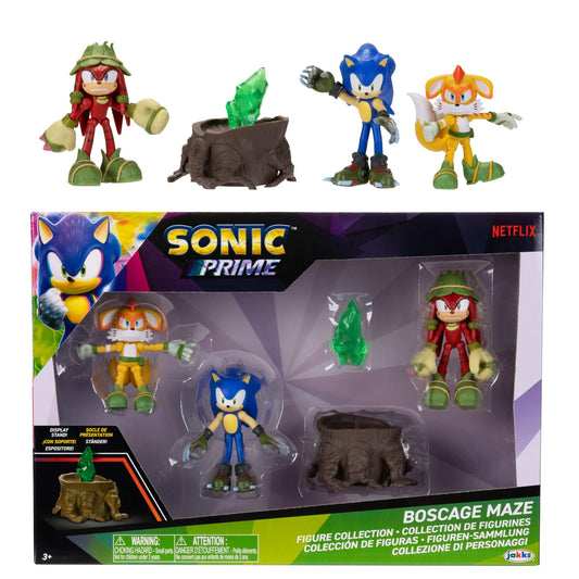 Sonic Prime Bos Cage Maze pack front view, ideal for display and imaginative play