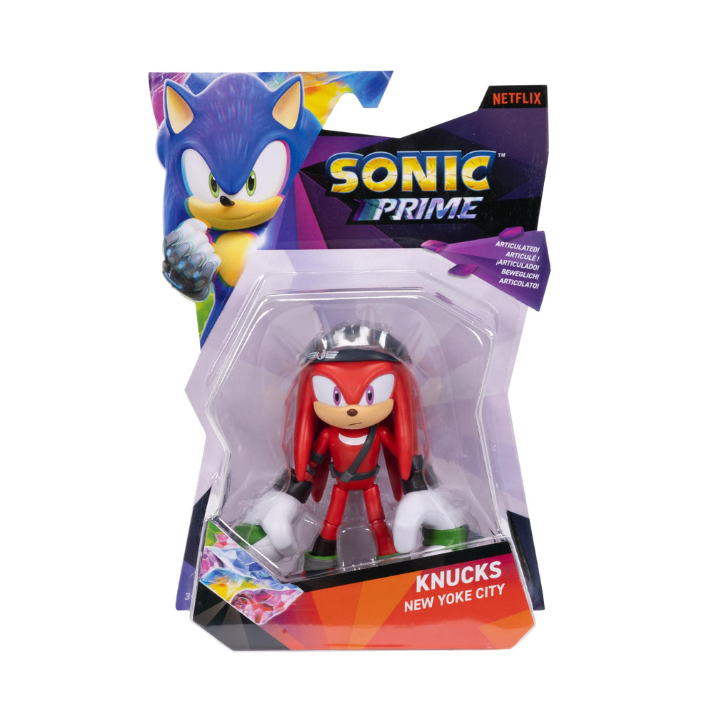 Sonic The Hedgehog Knuckles 5-inch batten-rouge variant for decorative display.