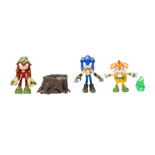 Sonic Prime Sonic figure 2.5-inch side profile, poseable for dynamic scenes