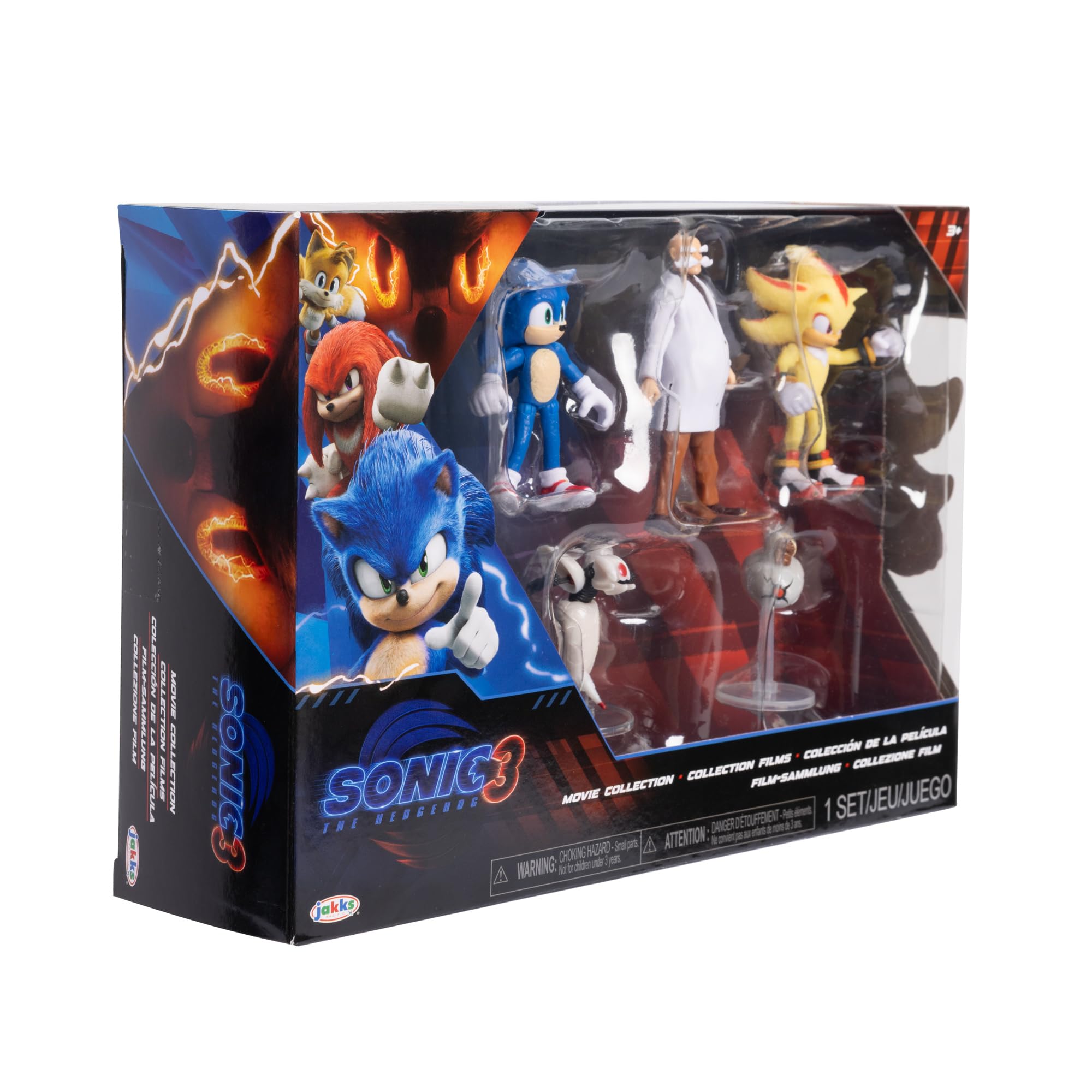 Sonic The Hedgehog 2.5-inch scale figures compatible with classic playsets.