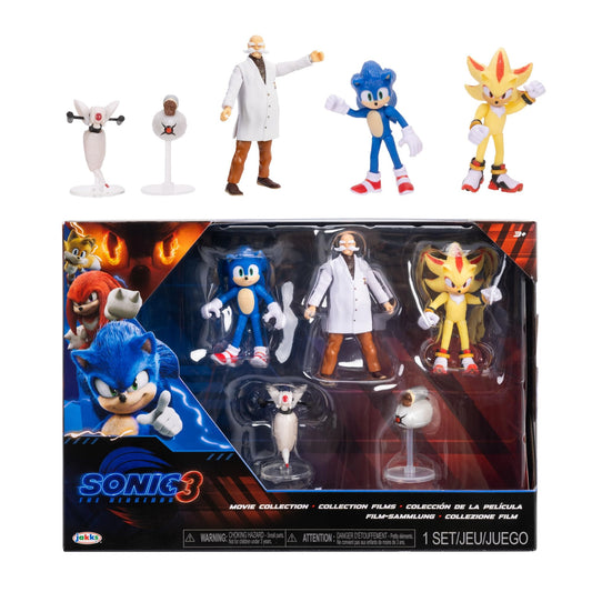 Sonic The Hedgehog 2.5-inch Sonic figure for action-packed play and display.