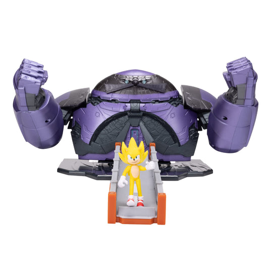 Sonic the Hedgehog 2 giant Eggman robot playset assembled for epic battles.