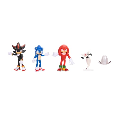 Sonic The Hedgehog 3 Knuckles 2.5-inch figure for dynamic poses and storytelling