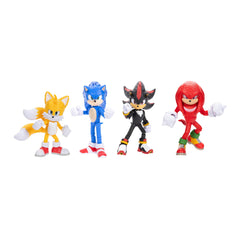 Sonic The Hedgehog 3 Movie 5-inch four-pack enhances shelf presence.
