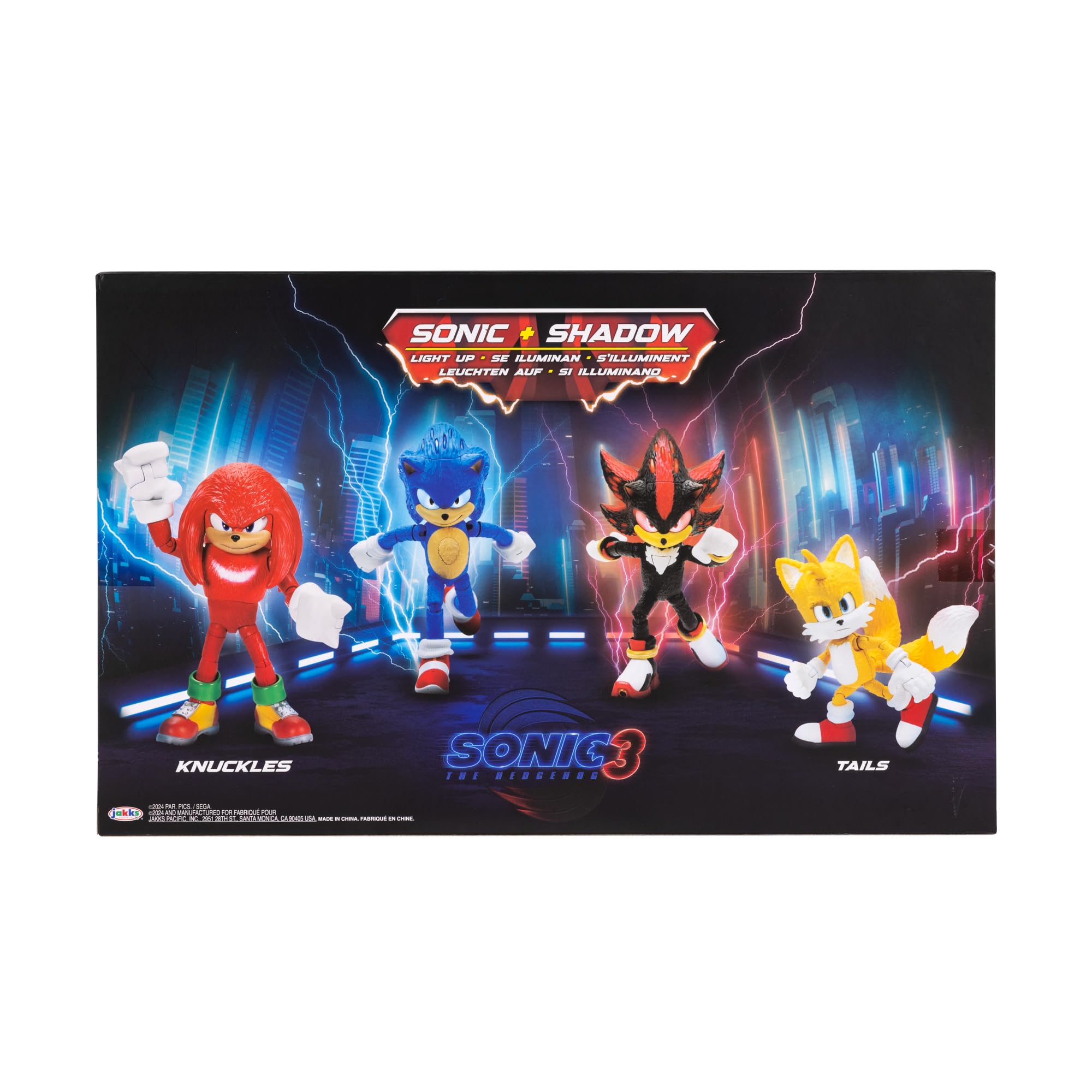 Sonic The Hedgehog 3 Movie 5-inch multi-pack delivers iconic character lineup.