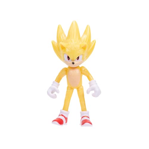 Sonic The Hedgehog 3 figure from Wave 2 standing with display-ready pose and vivid colors