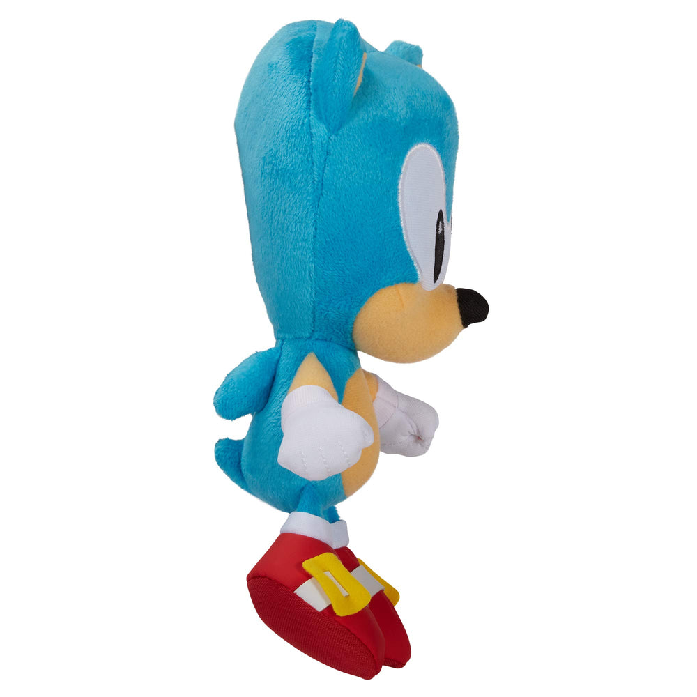 Sonic the Hedgehog 7-inch plush embroidered details enhance character accuracy.