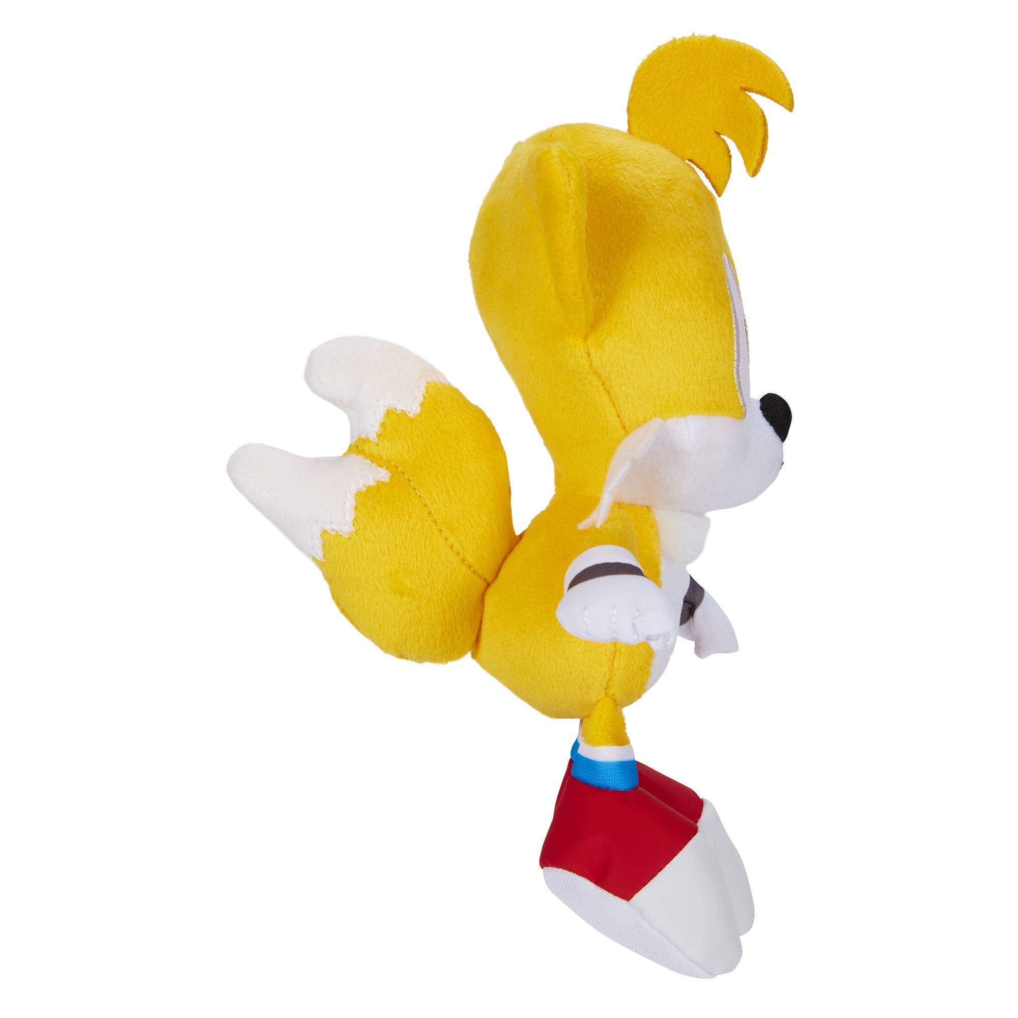 Sonic The Hedgehog 7-Inch Tails plush fabric detail and texture
