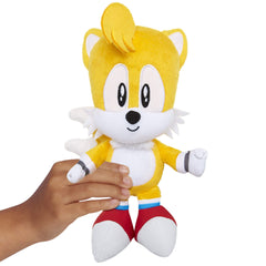 Sonic The Hedgehog 7-Inch Tails plush side view showing colors and pose