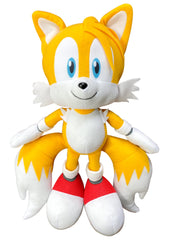 Sonic The Hedgehog Miles Tails Prower plush face for cozy display and gifting