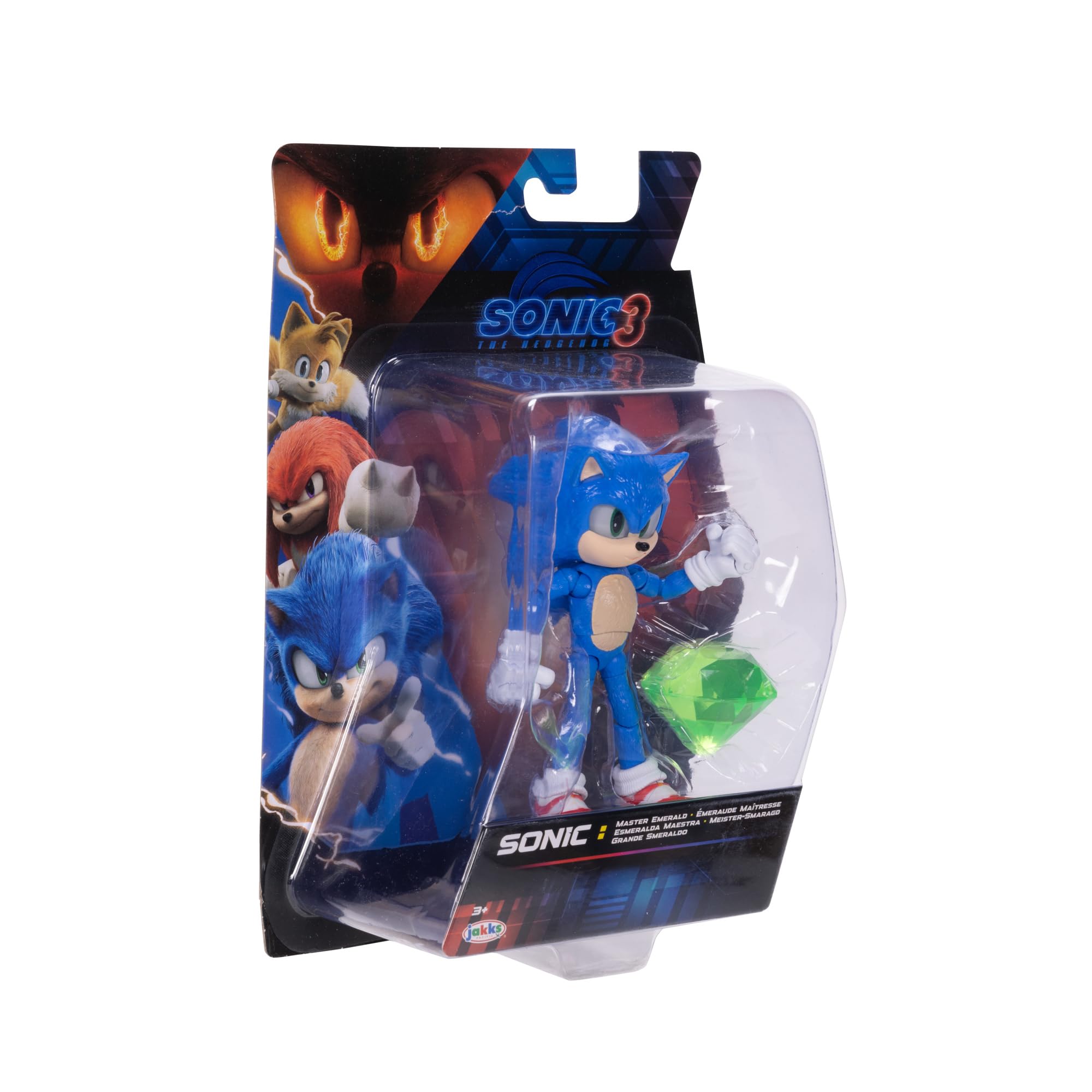 Sonic The Hedgehog 3 Emerald Wave 3 closeup captures vibrant colors and details