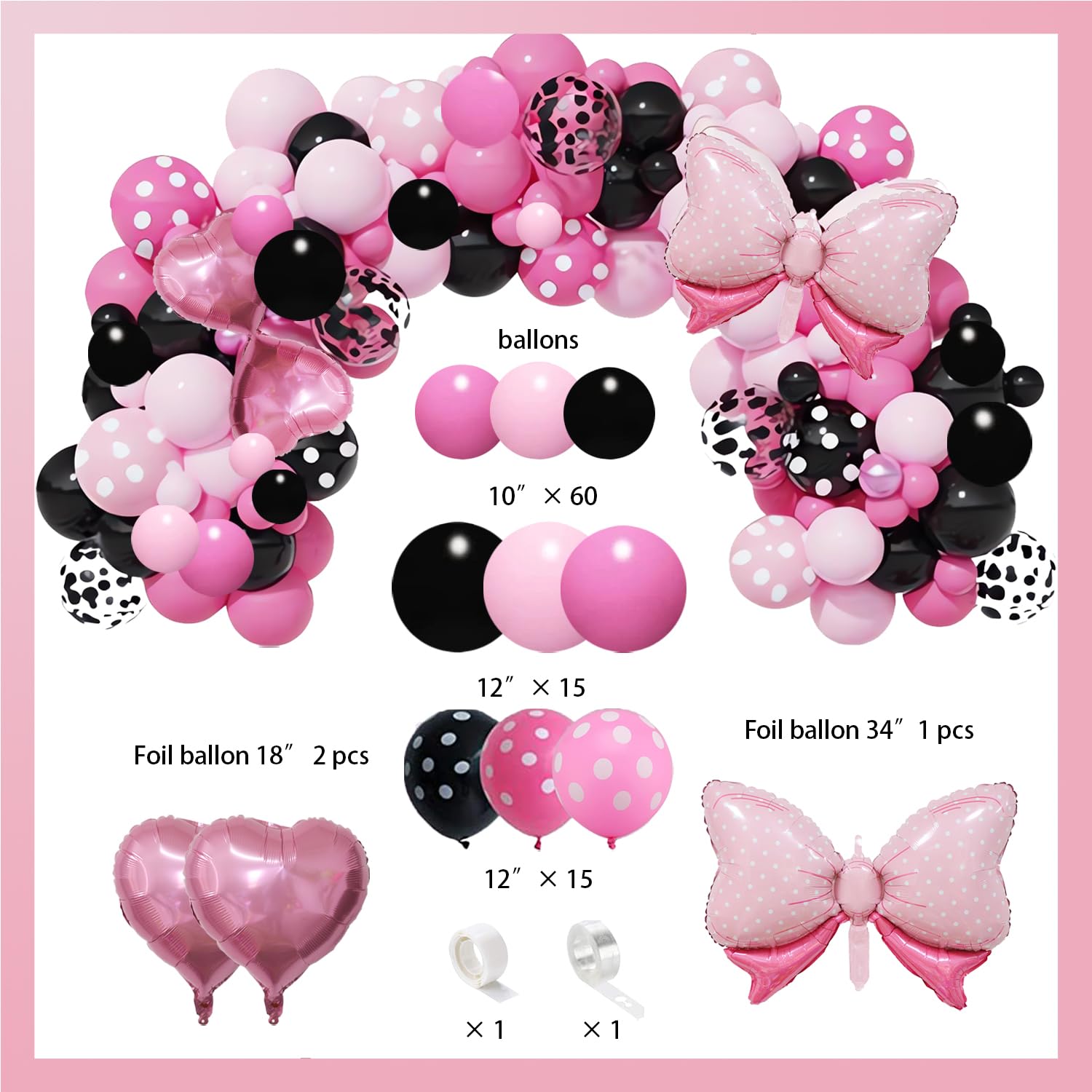 Sonikawa sequin balloon pink adds sparkle to photos