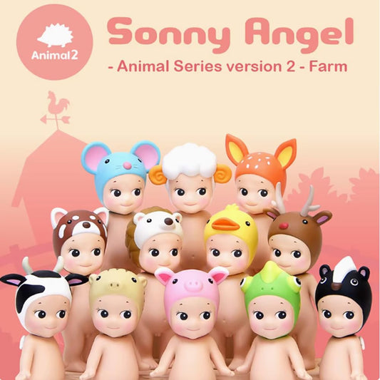 Sonny Angel Animal Version 2 sealed blind box back view ideal for display and unboxing anticipation.