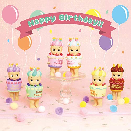 Sonny Angel Birthday Gift 2017 twelve-figure set, vibrant cake-themed minis for display
