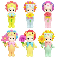 Sonny Angel Flower Gift sealed blind box showing a collectible mini figure