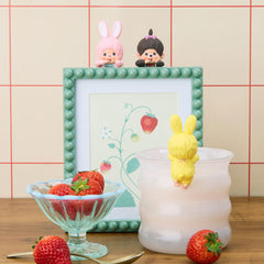 Sonny Angel Monchhichi HIPPERS closeup reveals charming facial details.