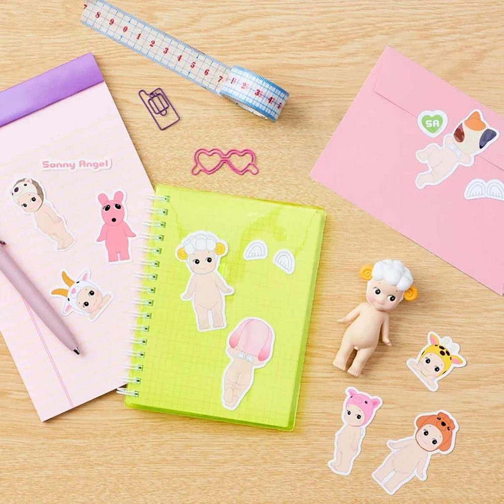 SONNY ANGEL Theme variety including Classic, Pop, Cute, Marine, and Secret holographic designs.