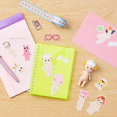 SONNY ANGEL Theme variety including Classic, Pop, Cute, Marine, and Secret holographic designs.