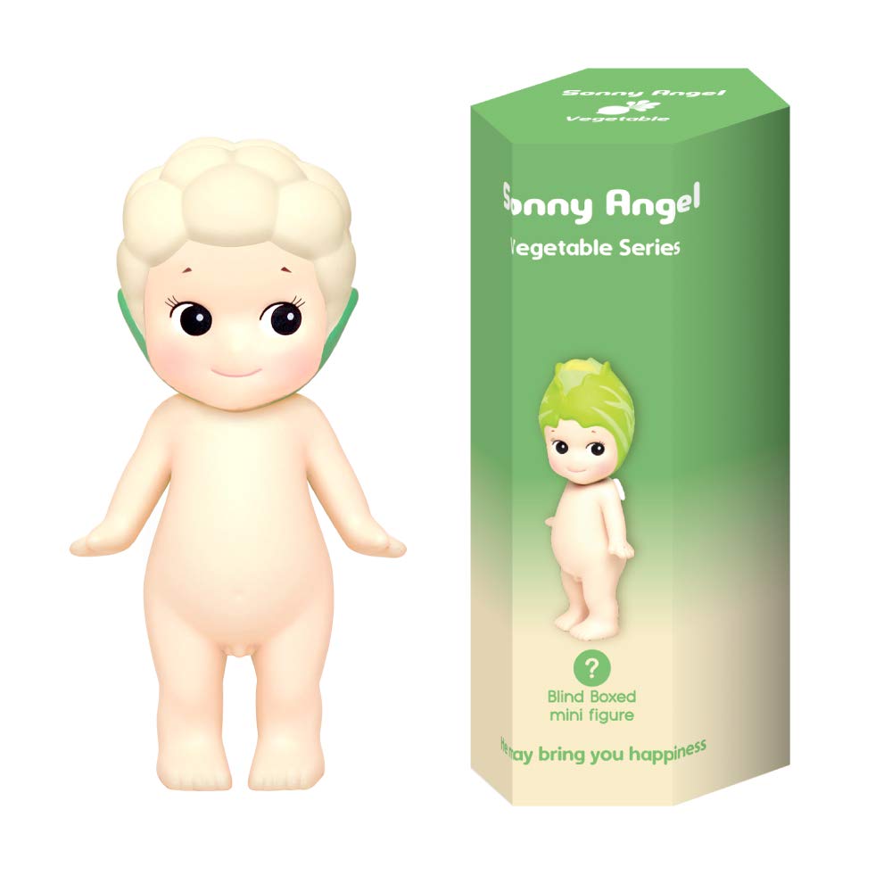 Sonny Angel vegetable figure blind box packaging, perfect as a collectible gift.