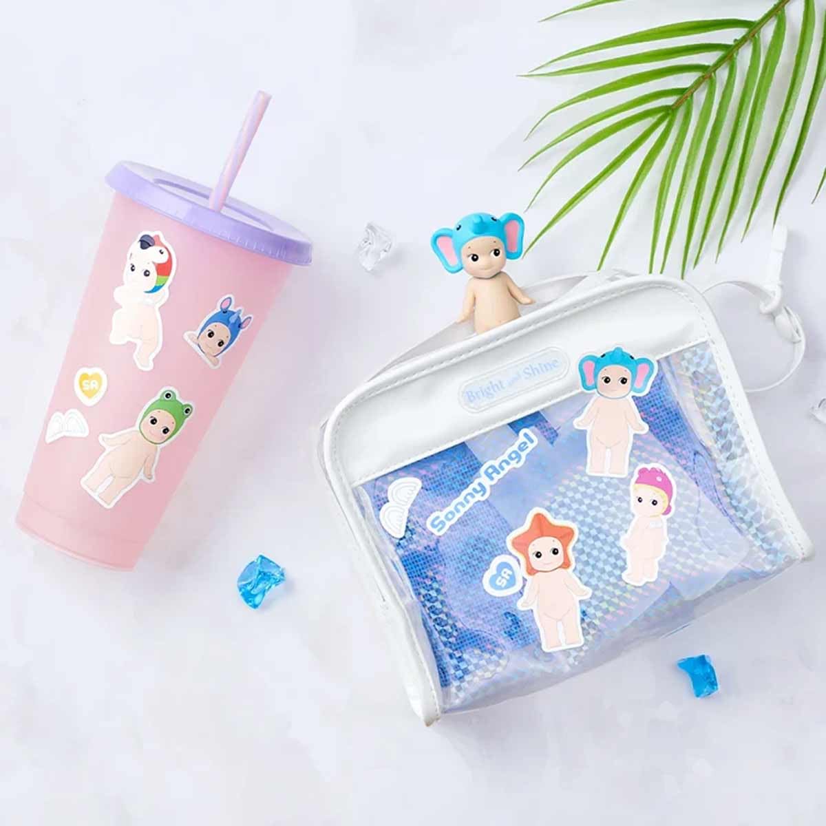 SONNY ANGEL Waterproof stickers in multiple sizes and poses for versatile decorating.