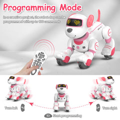 SONOMO robot dog toy in dance mode performing rhythmic movements