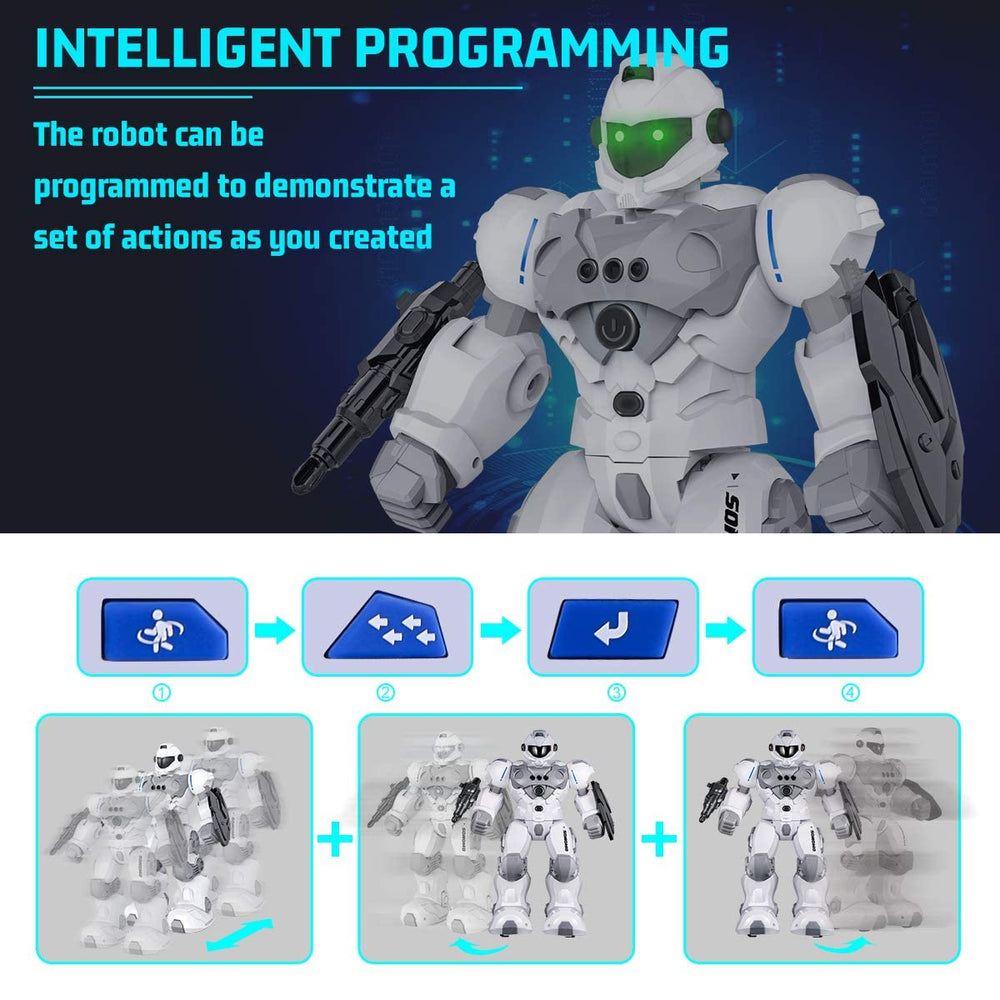 SONOMO RC robot rechargeable battery for longer play sessions