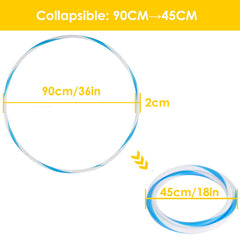 SONSA LED Hoop rainbow colors create dynamic, high-visibility fitness sessions
