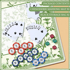 Sonwyoung mahjong mat 2 mm thickness provides sound dampening.