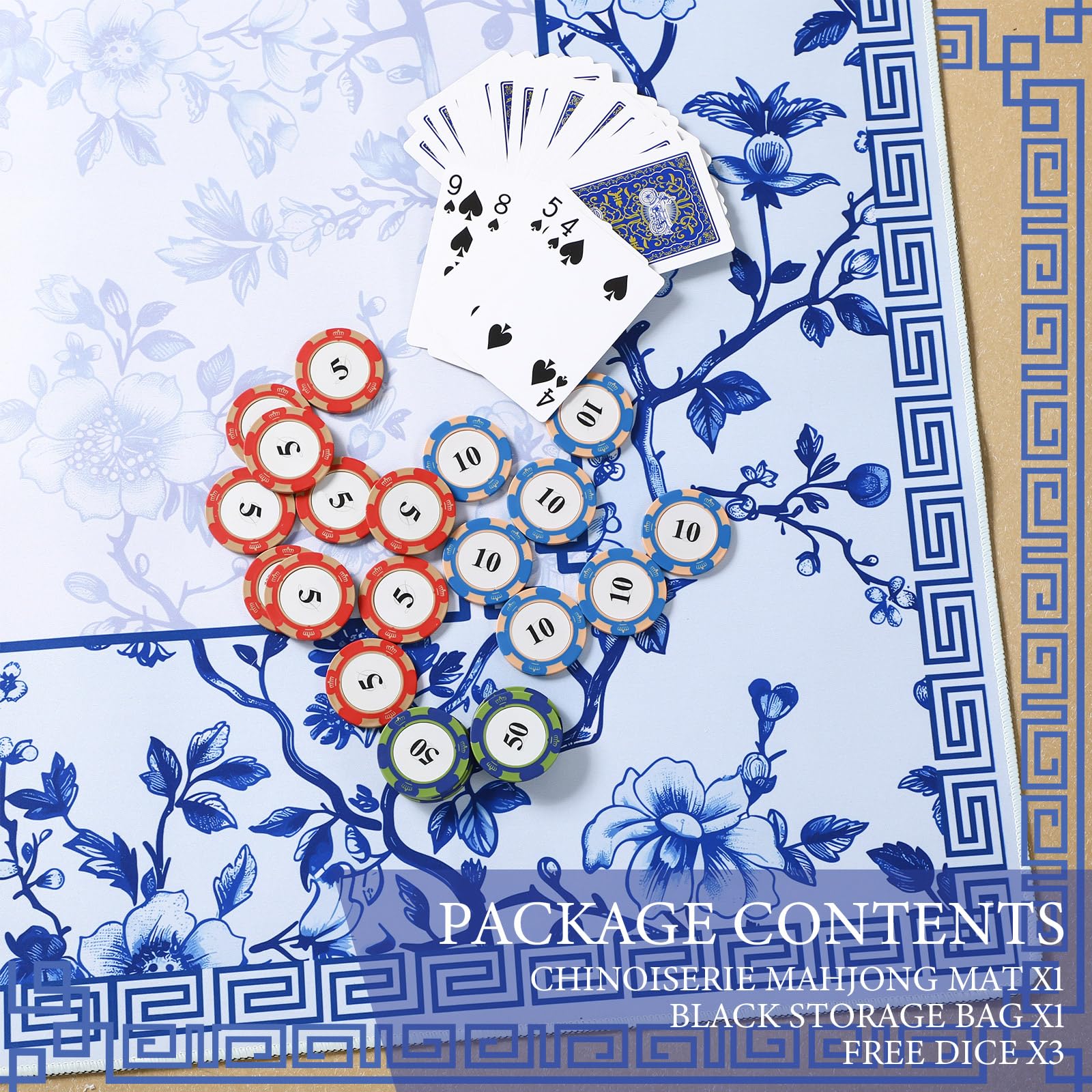 Sonwyoung chinoiserie motif complements any table setup.