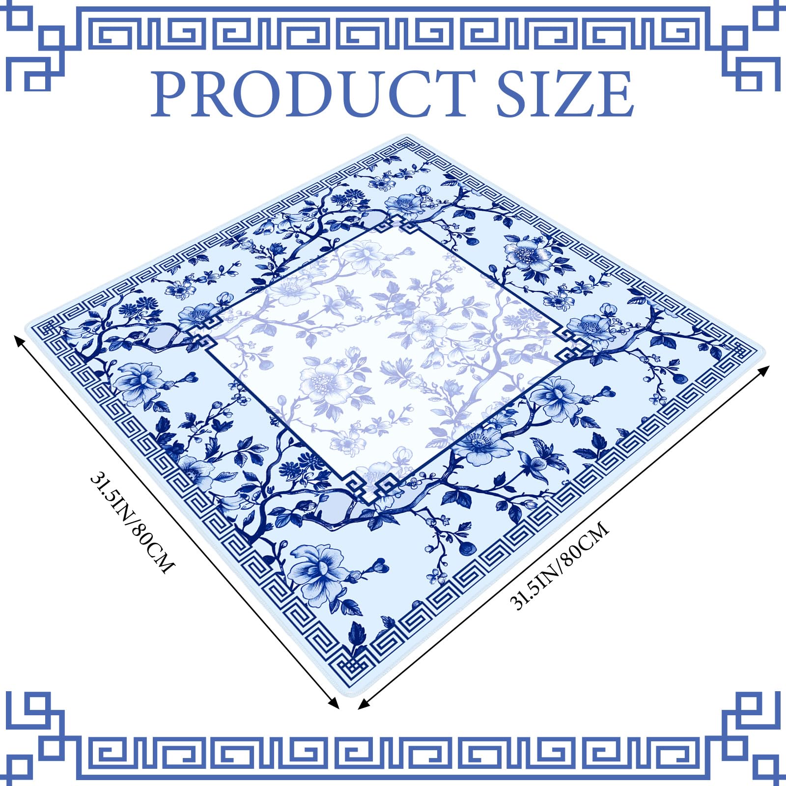 Sonwyoung mahjong mat on table offers a smooth, quiet surface.
