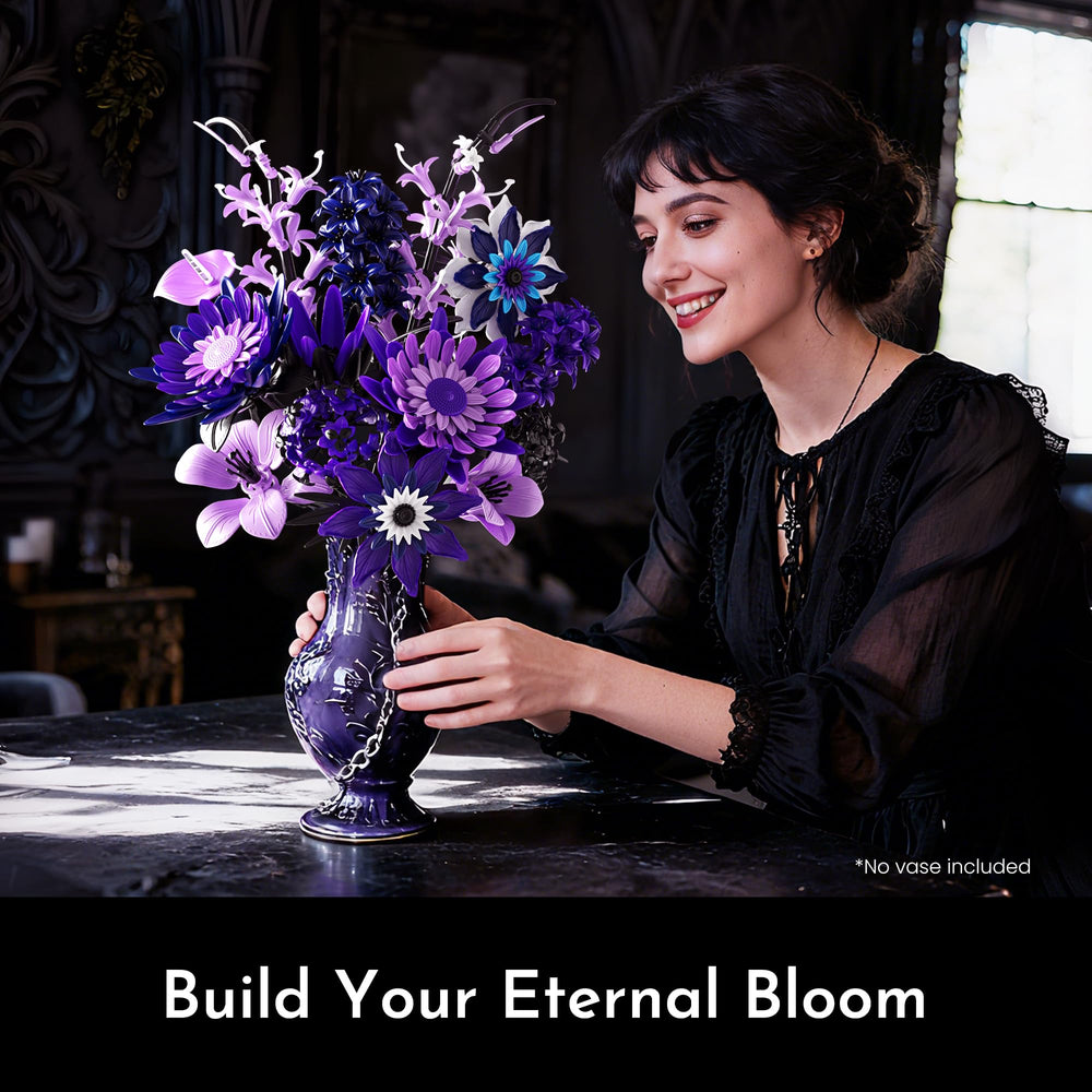 SOOLIO ABS pieces enable buildable flowers for a satisfying creative experience.