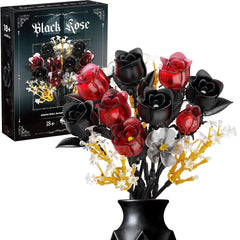SOOLIO Rose Bouquet Building Set box shows premium pieces for creative gifting and home decor.