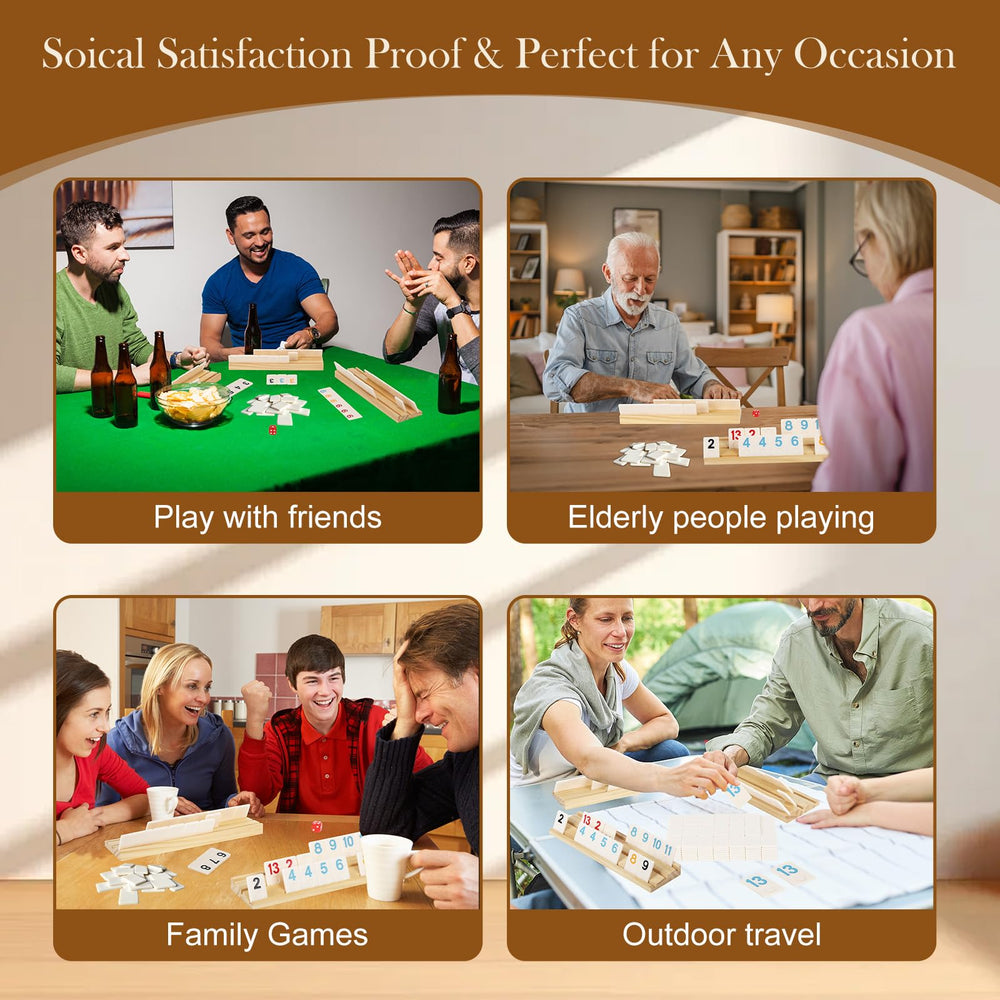 Soopotay tiles on a table ready for a lively play session.