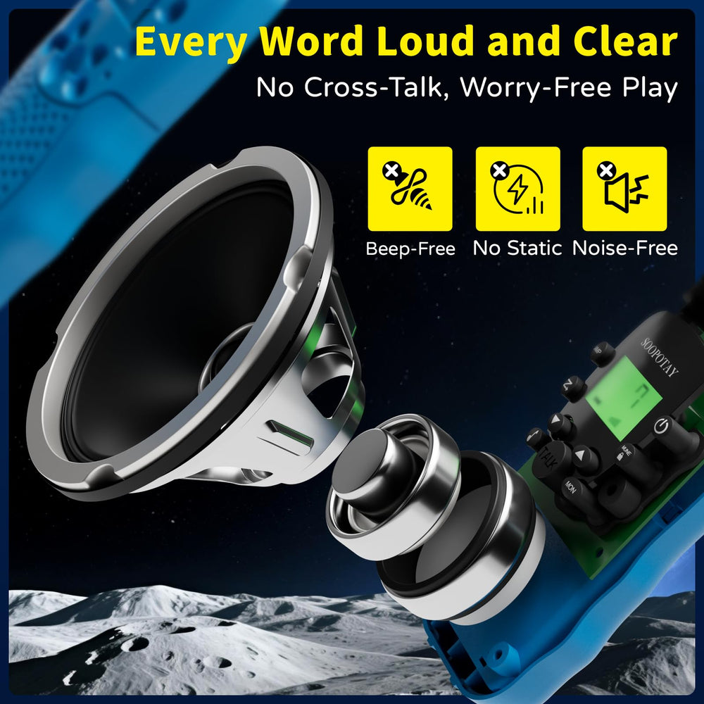 Soopotay Built-in flashlight aids nighttime exploration safely.
