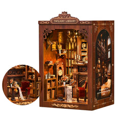 Soothee Twilight Library kit front view, ready to transform a shelf into a cozy reading nook.
