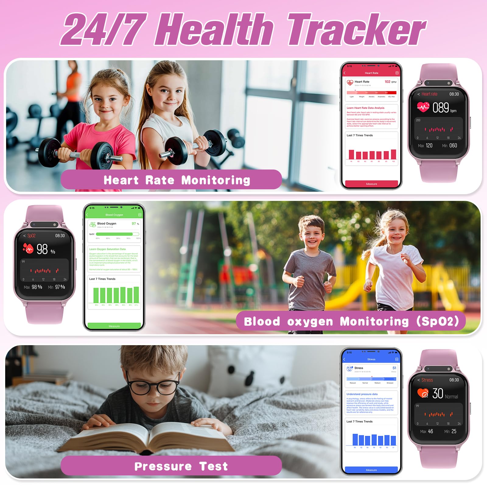 Sootingot kid smartwatch with over 22 sport modes for active kids