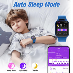 Sootingot kids watch health tracking shows heart rate and blood oxygen levels
