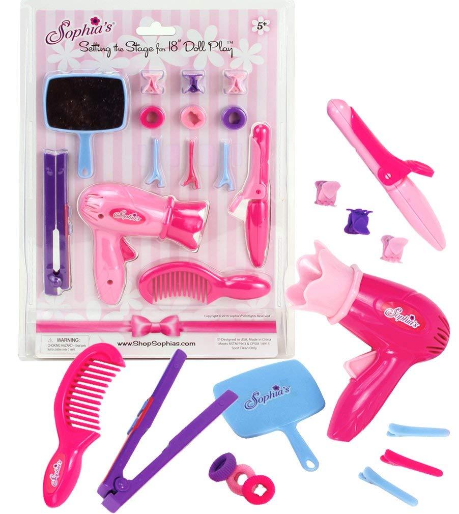 Sophia's hair accessory pack sparks creativity and versatile doll looks.