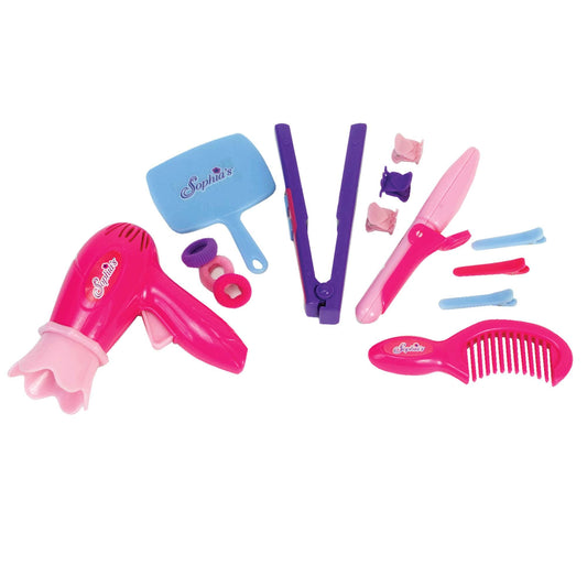 Sophia's hair care set mirror and tools invite imaginative salon sessions.