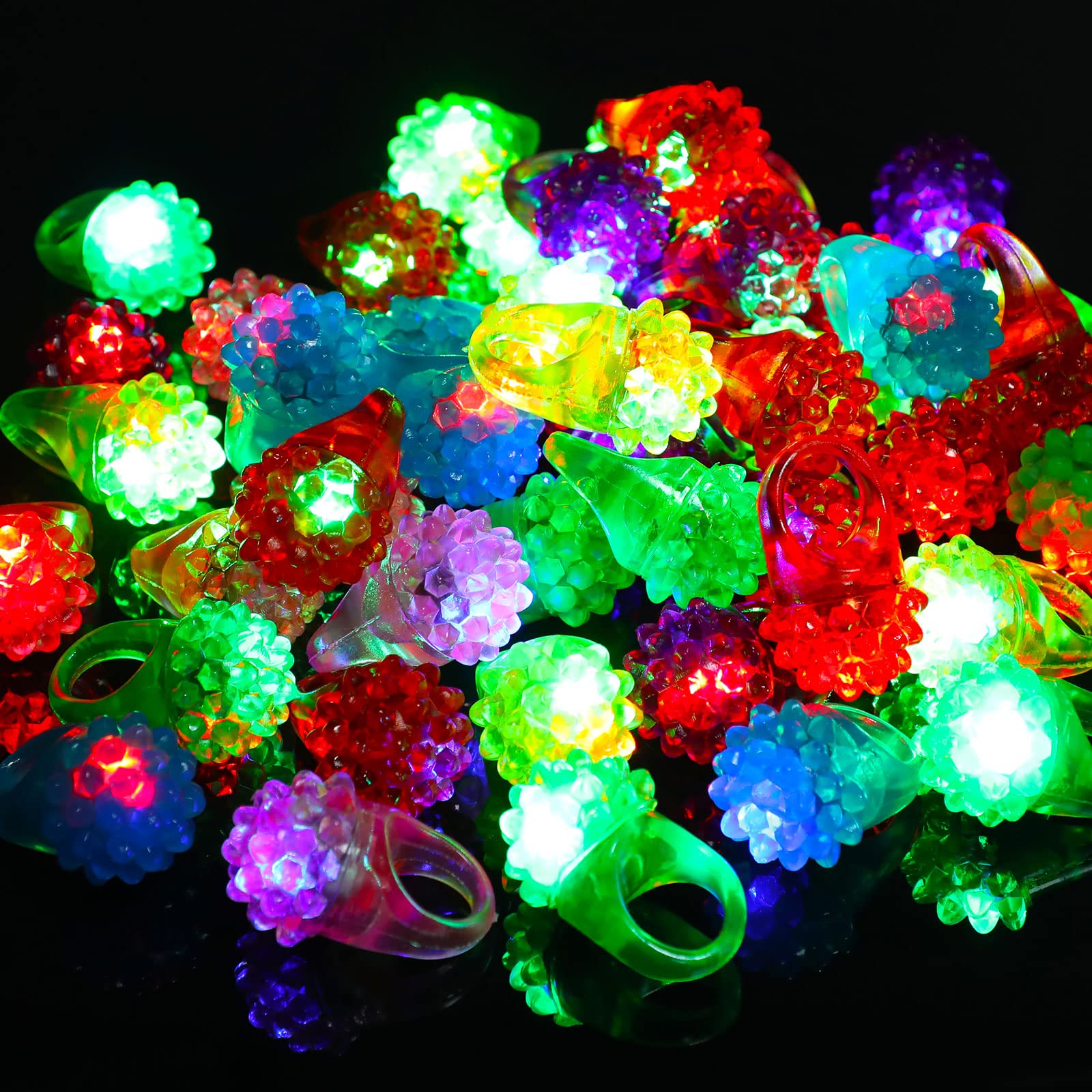 Sosation 100 pieces party rings ready for sharing