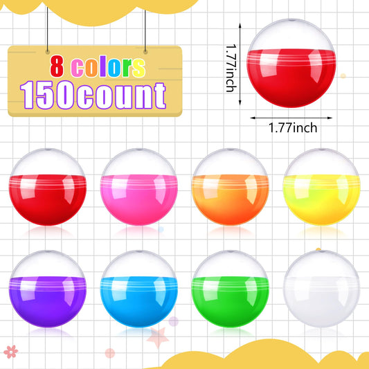 Sosation capsules open to reveal colors for Easter eggs and gifts.