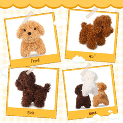 Sosation desk decor puppy plush adds a cute workspace accent.